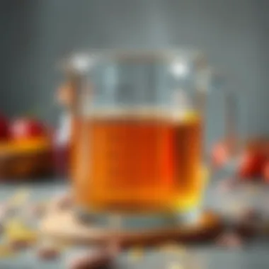 Conversion chart for ounces to milliliters