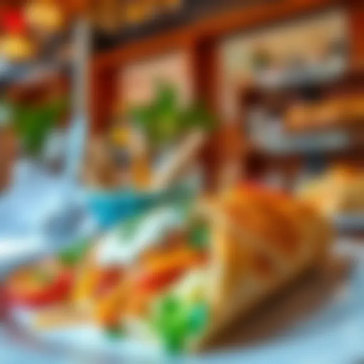 Aci tantuni enjoyed in a vibrant dining setting