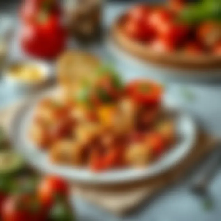 Culinary Artistry in Adana Kebap Artistic presentation of Adana kebap on a plate