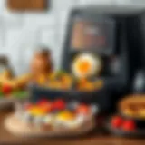 Delicious airfryer breakfast spread