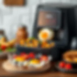 Delicious airfryer breakfast spread