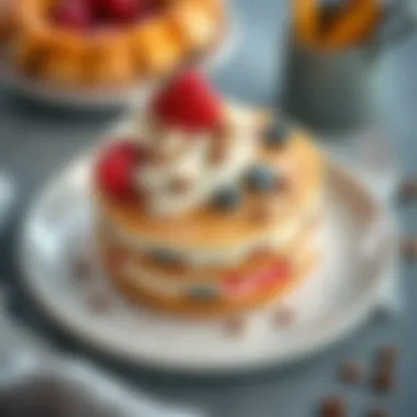 Freshly baked dessert, highlighting the versatility of Borcam.