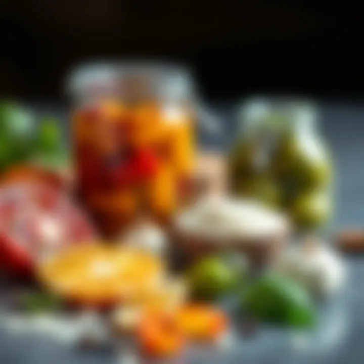 Carefully Chosen Ingredients Selection of high-quality ingredients for canning