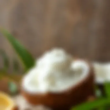 Fighting dandruff with coconut oil