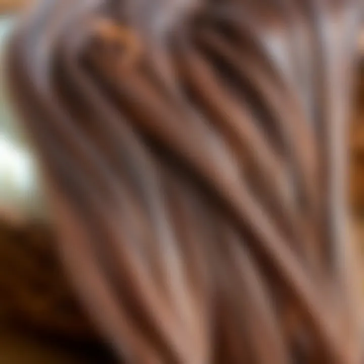 Moisturized hair strands