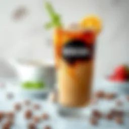 Refreshing cold coffee Nescafe