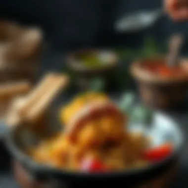 A close-up of a traditional cooking method unique to the Dicle region