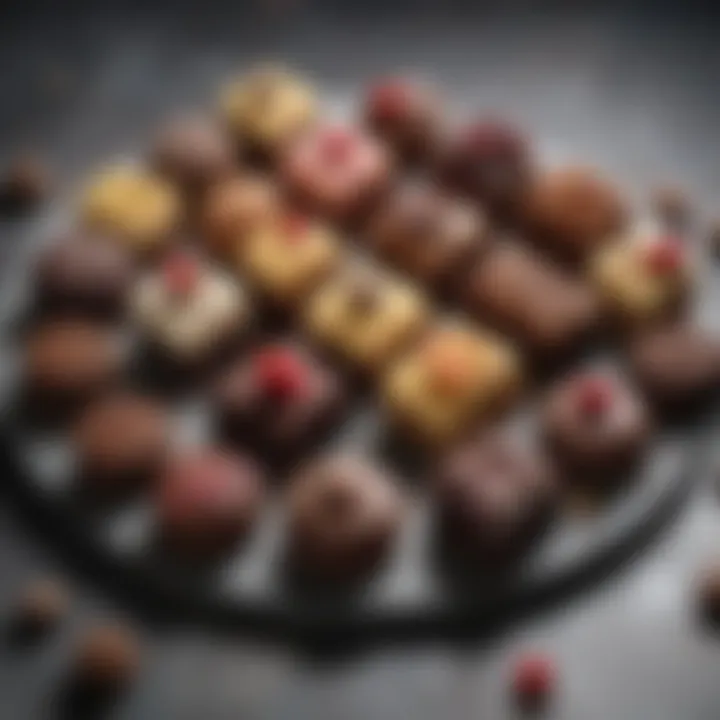 An assortment of desserts featuring Dr Oetker cocoa, including brownies and truffles.