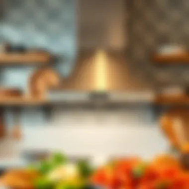 Variety of oven hood styles on display