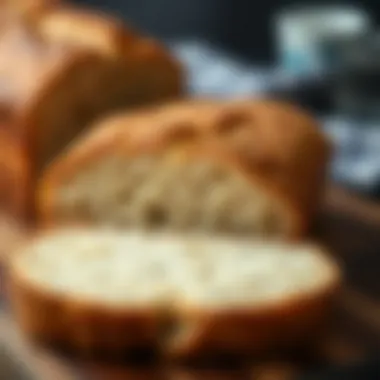 Sliced gluten-free loaf showcasing texture