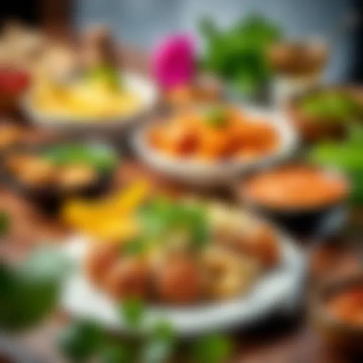 Modern Twist on Classic Turkish Dishes Modern twist on classic Turkish dishes served at iftar