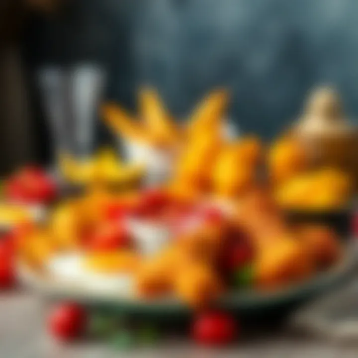 Delicious airfryer breakfast spread