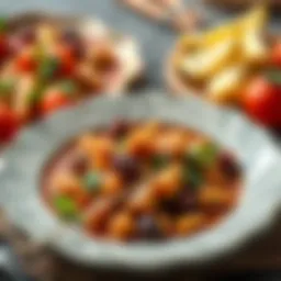 A traditional Turkish dish showcasing the rich textures and colors of kavurma.