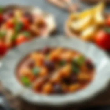 A traditional Turkish dish showcasing the rich textures and colors of kavurma.