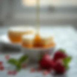 Traditional Kemal Paşa dessert with syrup
