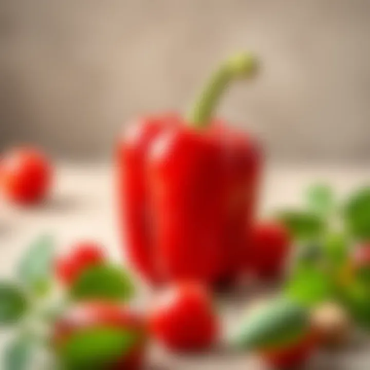 Red bell pepper in skincare