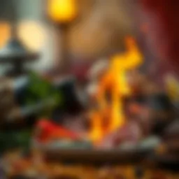 Symbolic representation of sacrifice during the festival