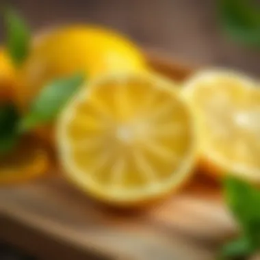 Lemon as a natural remedy for digestive issues