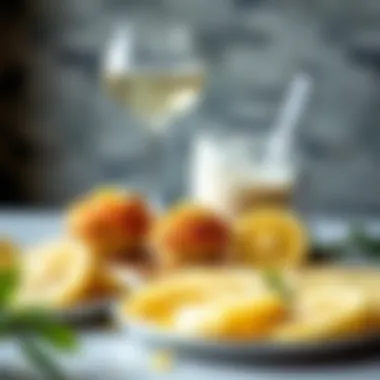 A visually appealing display of lemon-based dishes