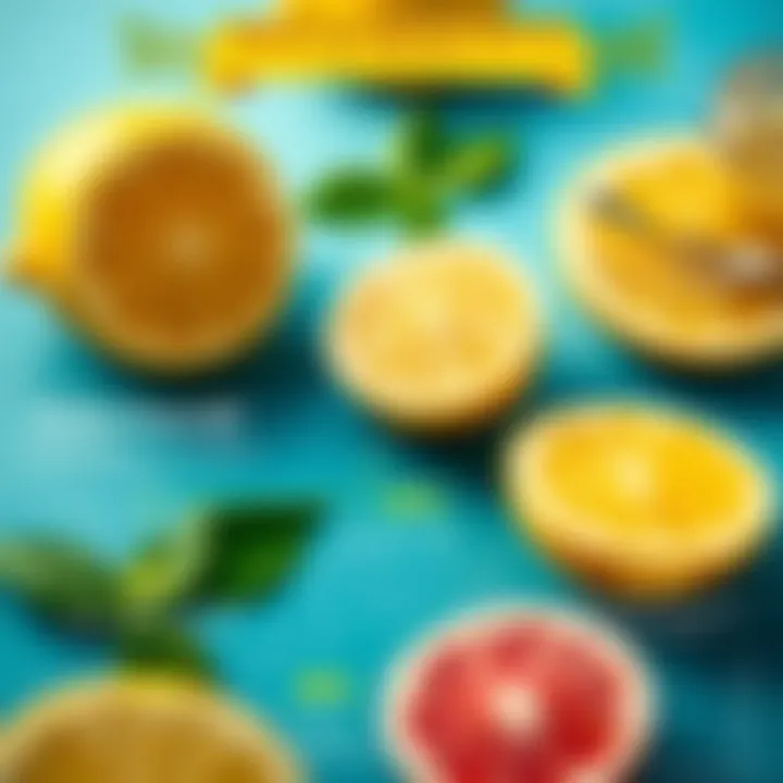 Infographic about the health benefits of lemon