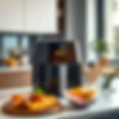 Elegant Philips Airfryer L in a modern kitchen setting