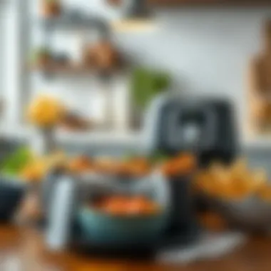 Healthy meals prepared with Philips fryer