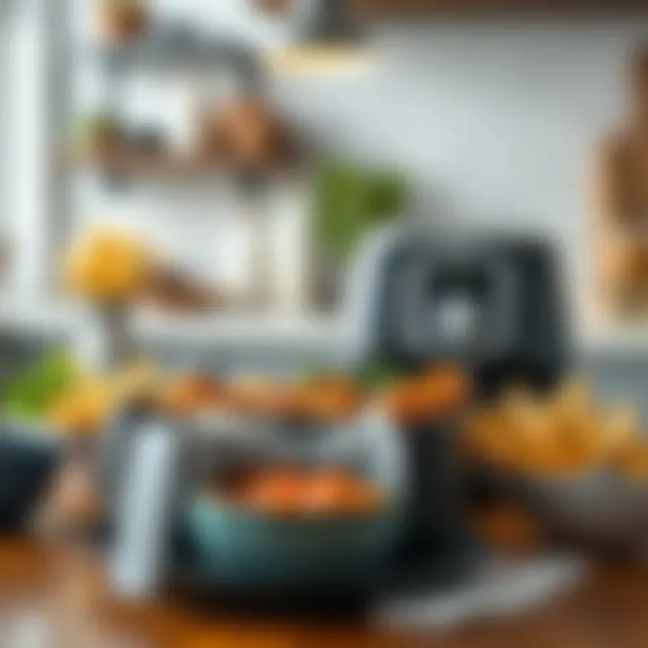 Healthy meals prepared with Philips fryer