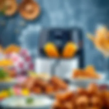 Variety of dishes made using Philips fryer