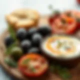 A traditional Turkish breakfast featuring Pınar Beyaz Peynir alongside olives and tomatoes