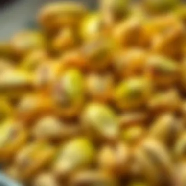 Close-up of pistachio nuts