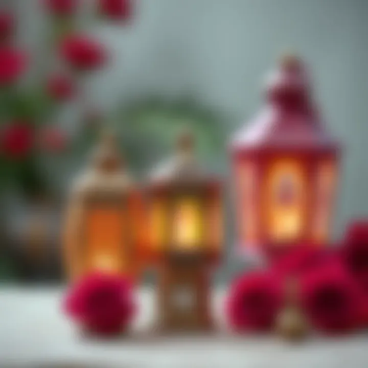 Decorative lanterns symbolizing Ramadan blessings