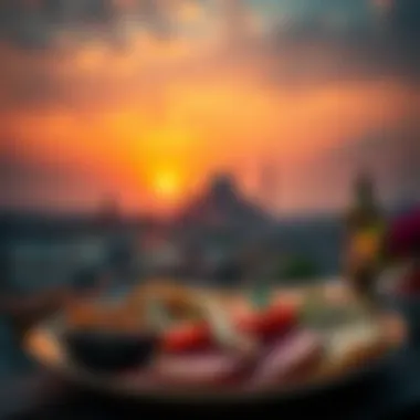 The Peaceful Essence of Ramadan A serene sunset symbolizing peace during Ramadan.