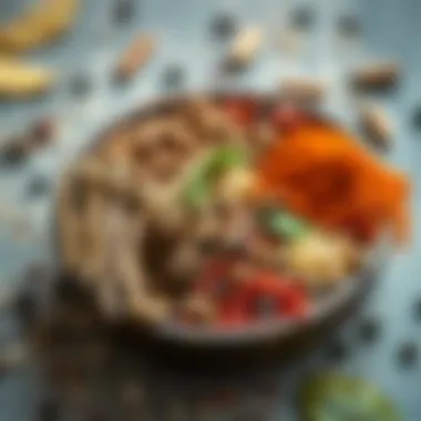 Herbs and spices essential for sac kına rituals