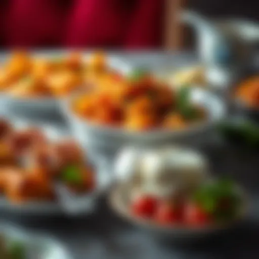 Traditional Ottoman dish elegantly presented