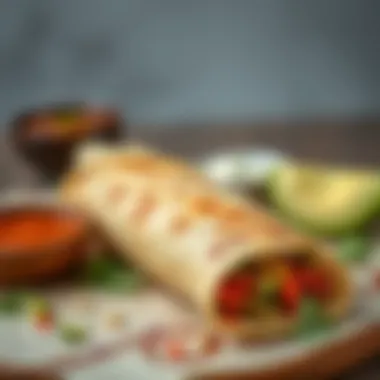 Traditional tantuni served in a wrap