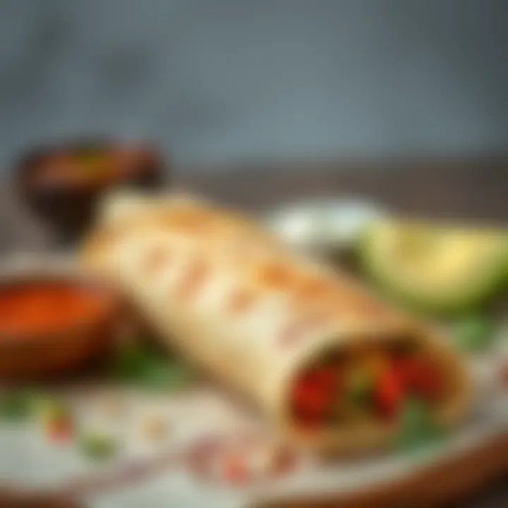 Traditional tantuni served in a wrap