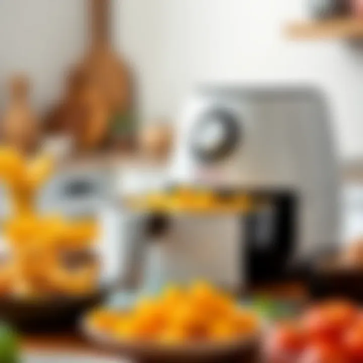 Sleek design of Tefal airfryer