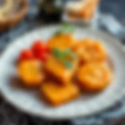 A beautifully arranged plate of Yıldız Kestane Şekeri showcasing its unique texture and shine.