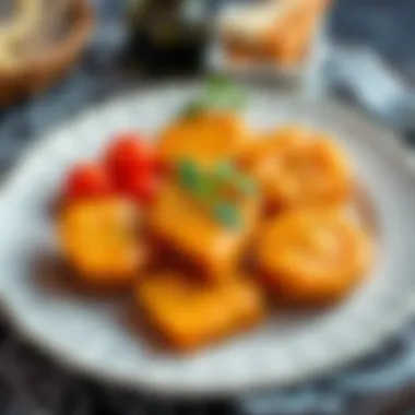 A beautifully arranged plate of Yıldız Kestane Şekeri showcasing its unique texture and shine.