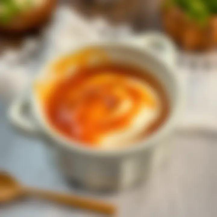 Traditional yogurt culture in a ceramic pot